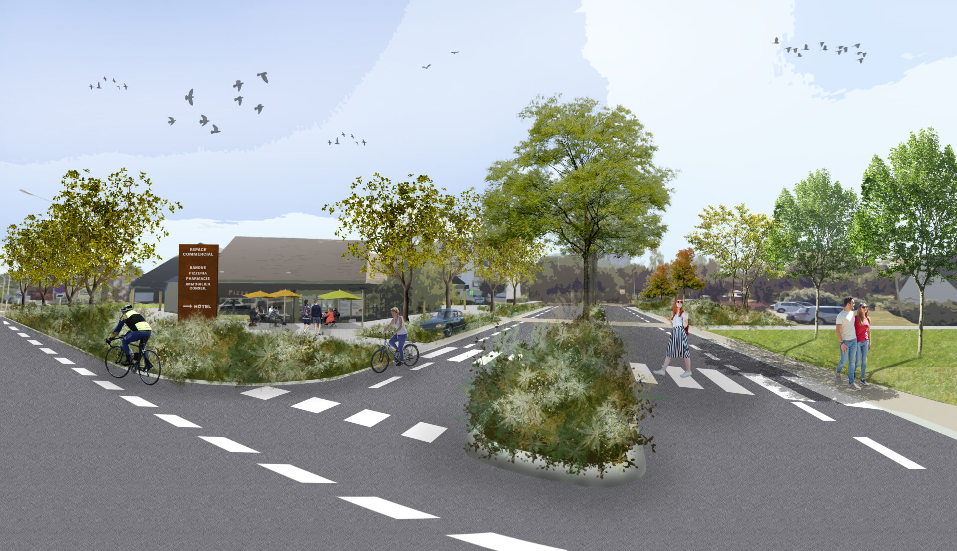 Sativa Paysage Architecte Paysagiste A Vendome Vue Commerces